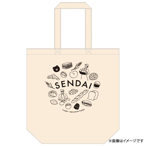 【せんだいタウン情報S-style】オリジナルトートバッグ